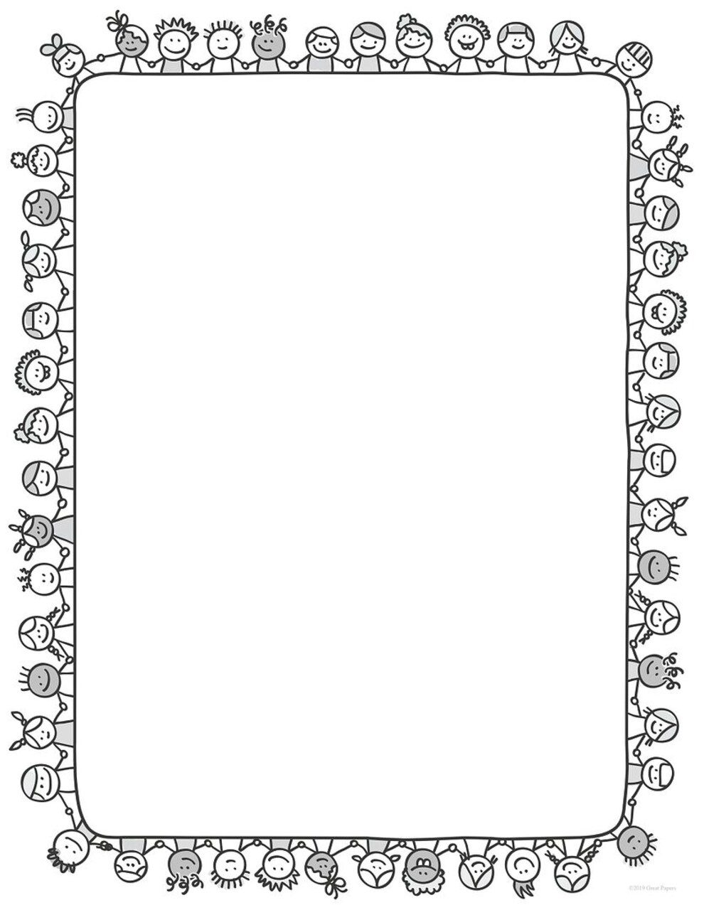 Great Papers! Kumbaya Stationery Letterhead, Invitations and Announcements, Printer Friendly, 8.5"x11", 80 Pack